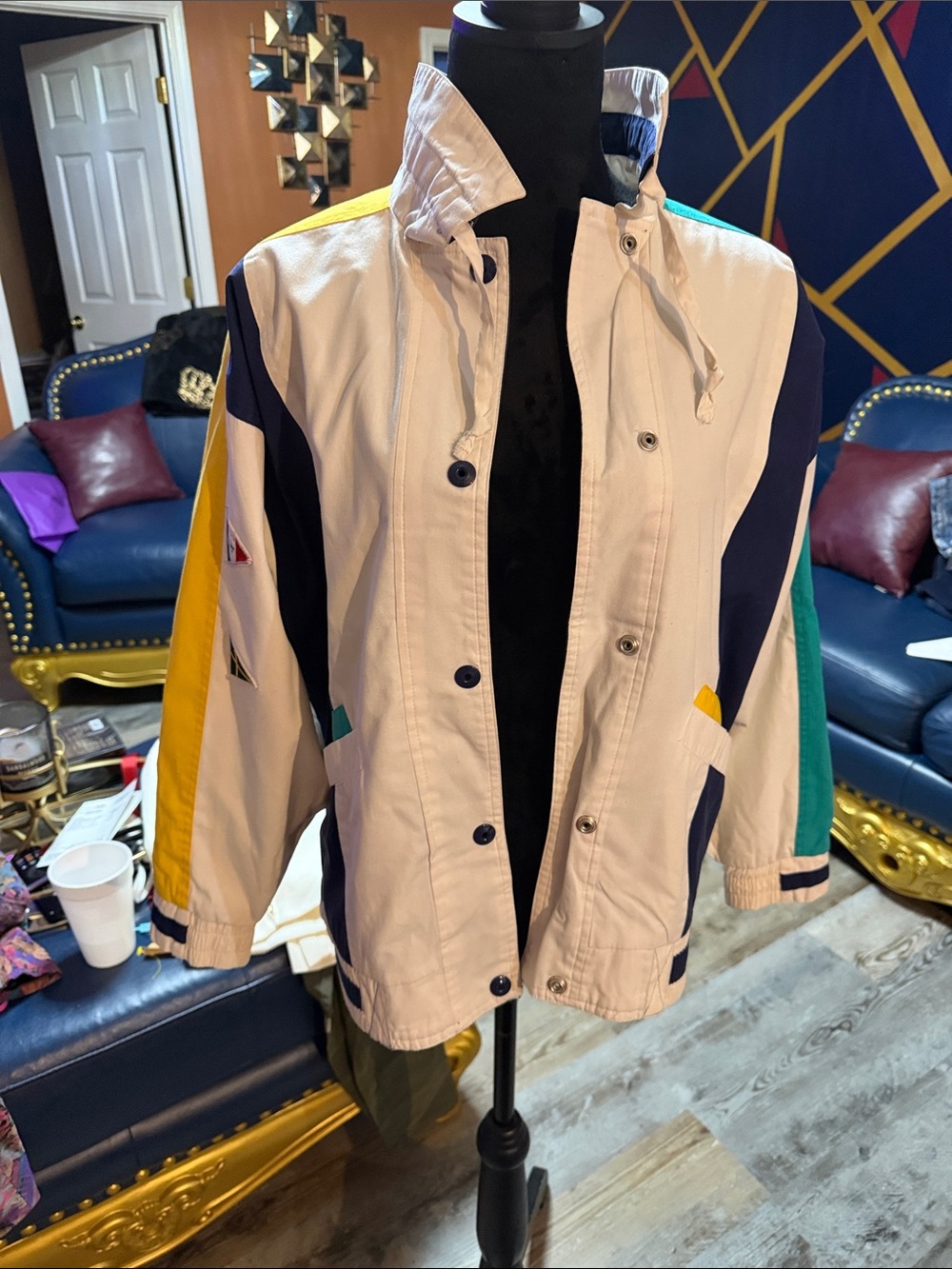 Women’s 1980’s Vintage Nautical Jacket by New York Girl